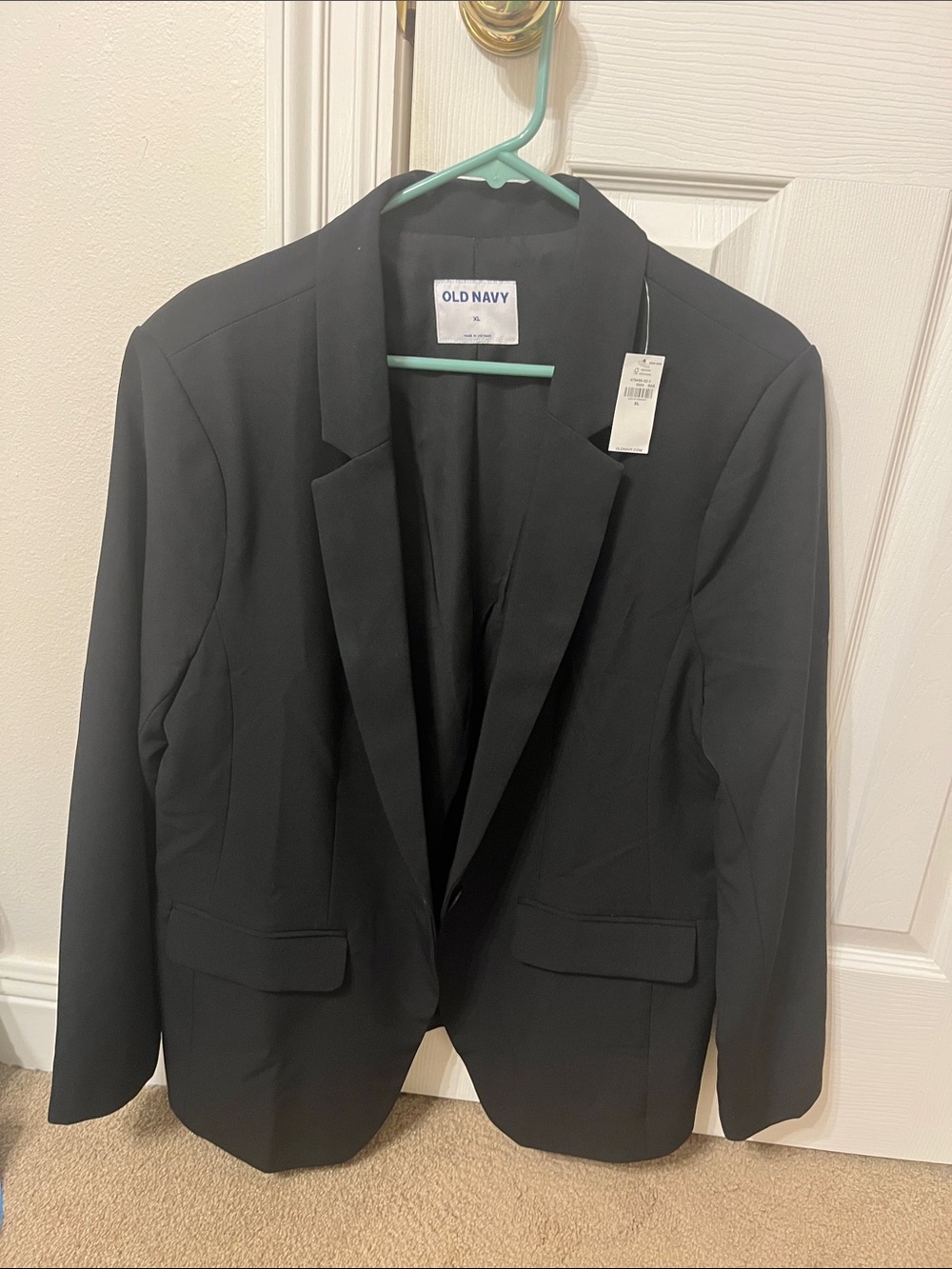 Old Navy Black Women's Tailored Blazer - Notch Lapel